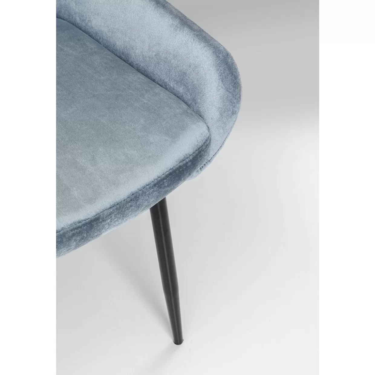 Sedia East Side XL in Grigio Metallizzato - Design Contemporaneo KARE per arredamenti moderni