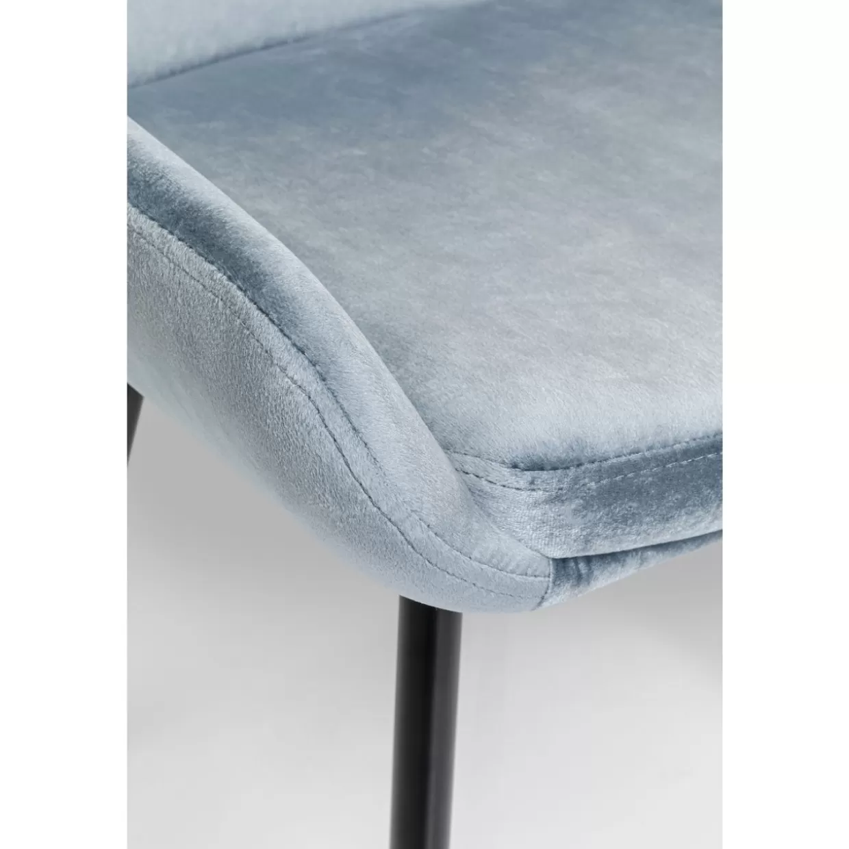 Sedia East Side XL in Grigio Metallizzato - Design Contemporaneo KARE per arredamenti moderni