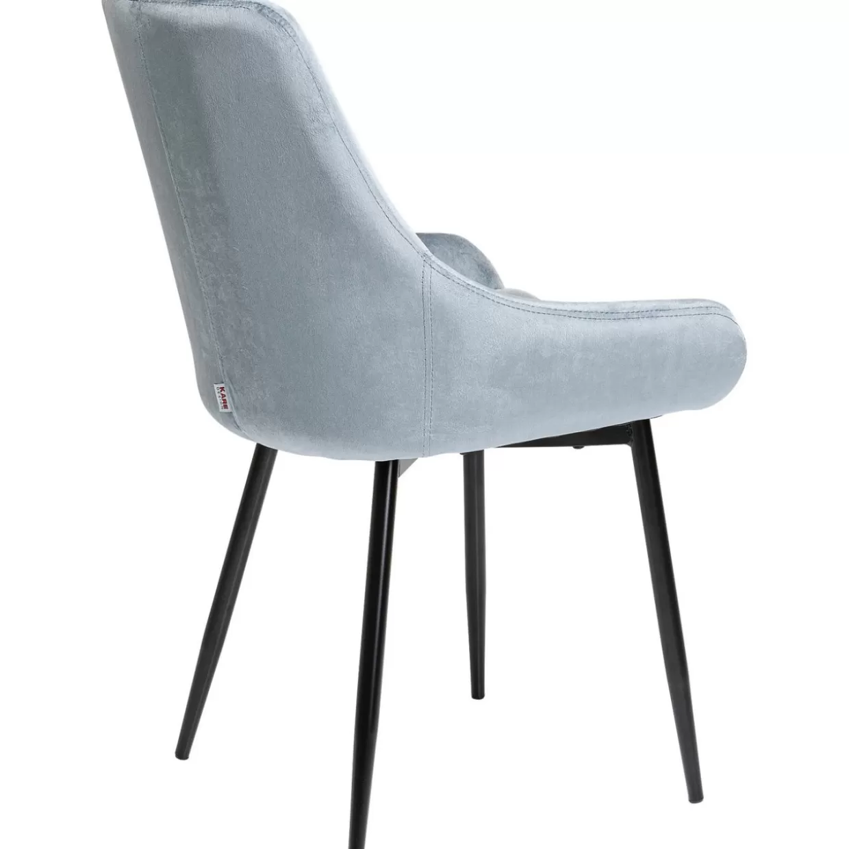 Sedia East Side XL in Grigio Metallizzato - Design Contemporaneo KARE per arredamenti moderni
