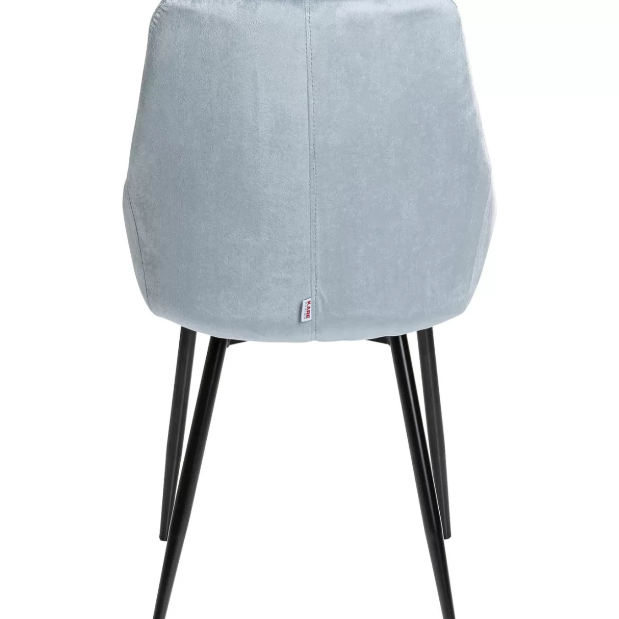 Sedia East Side XL in Grigio Metallizzato - Design Contemporaneo KARE per arredamenti moderni