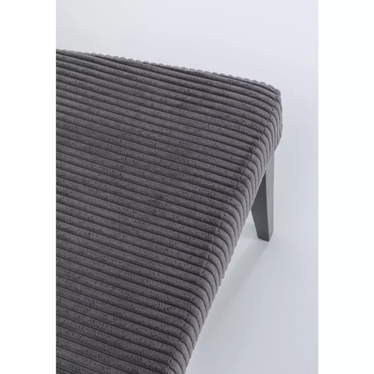 Sedia Confortevole in Tessuto Grigio Antracite - Linea Econo di KARE Design per Arredi Contemporanei