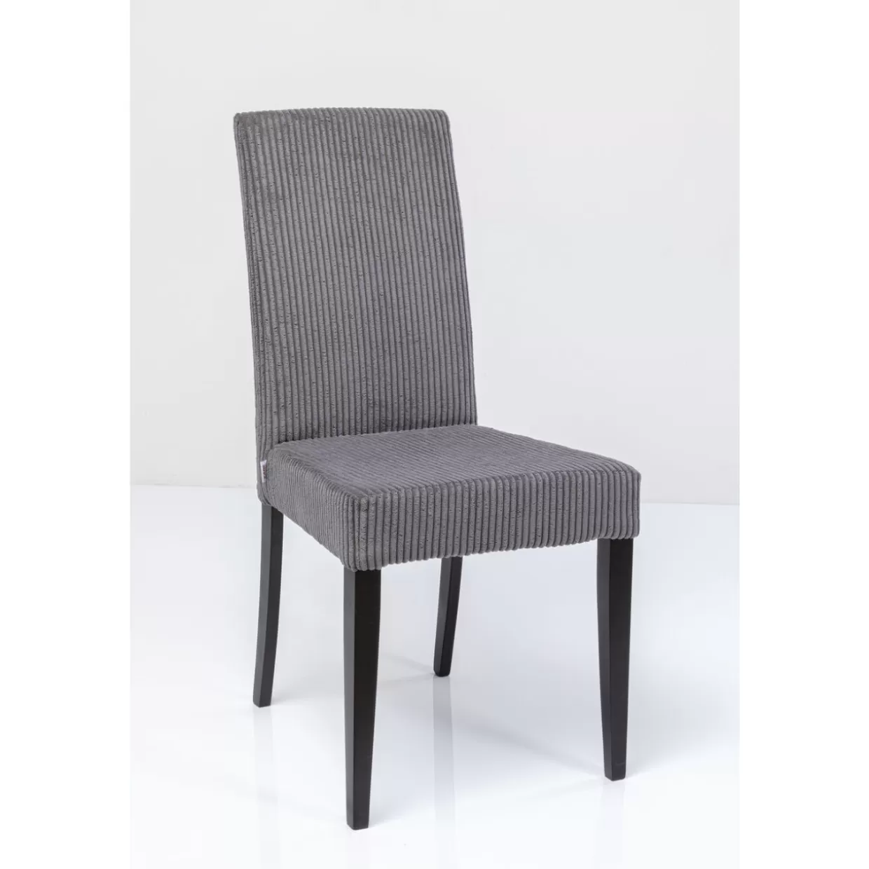 Sedia Confortevole in Tessuto Grigio Antracite - Linea Econo di KARE Design per Arredi Contemporanei