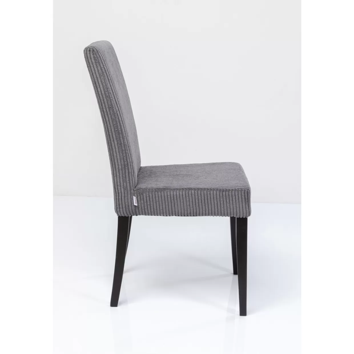 Sedia Confortevole in Tessuto Grigio Antracite - Linea Econo di KARE Design per Arredi Contemporanei