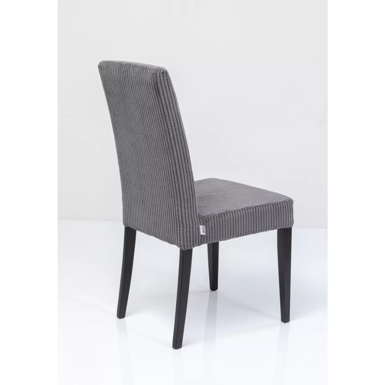 Sedia Confortevole in Tessuto Grigio Antracite - Linea Econo di KARE Design per Arredi Contemporanei