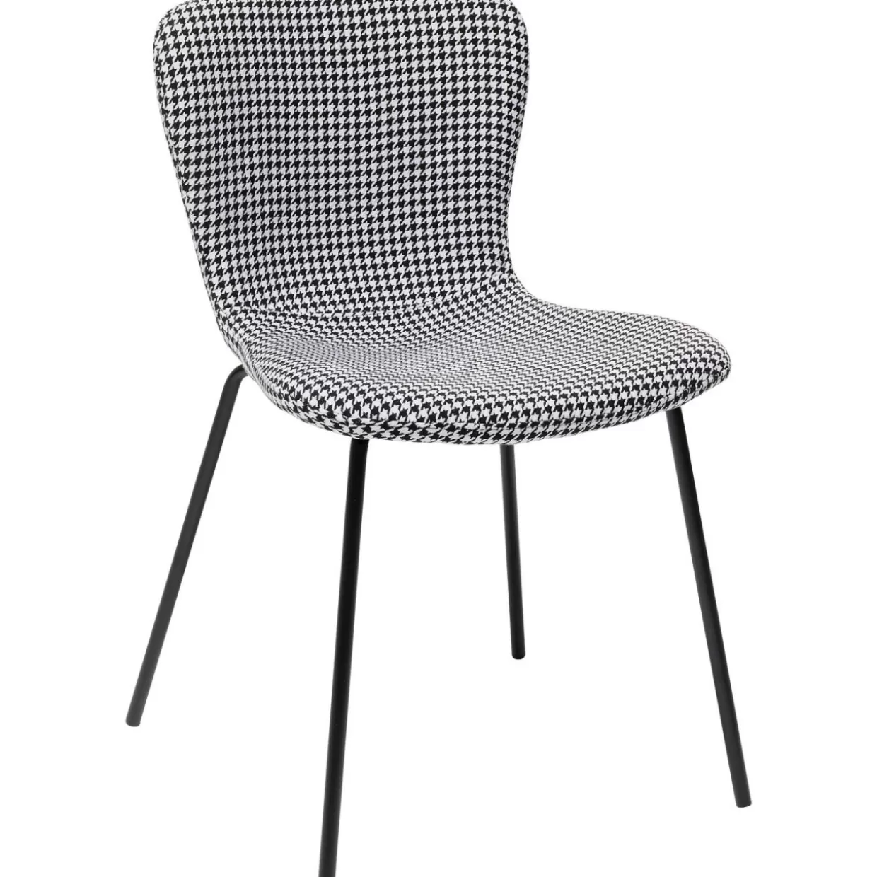 KARE Design - Set Elegante di 2 Sedie Modello Frida in Tonalità Bianco e Nero