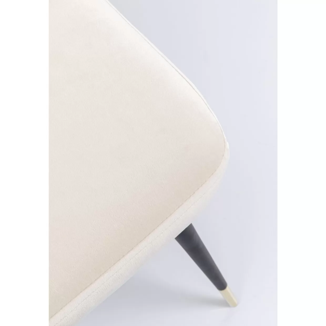 KARE Design - Sedia Hojas Beige con Rivestimento Sabbia, Linea Contemporanea per Arredamento Casa