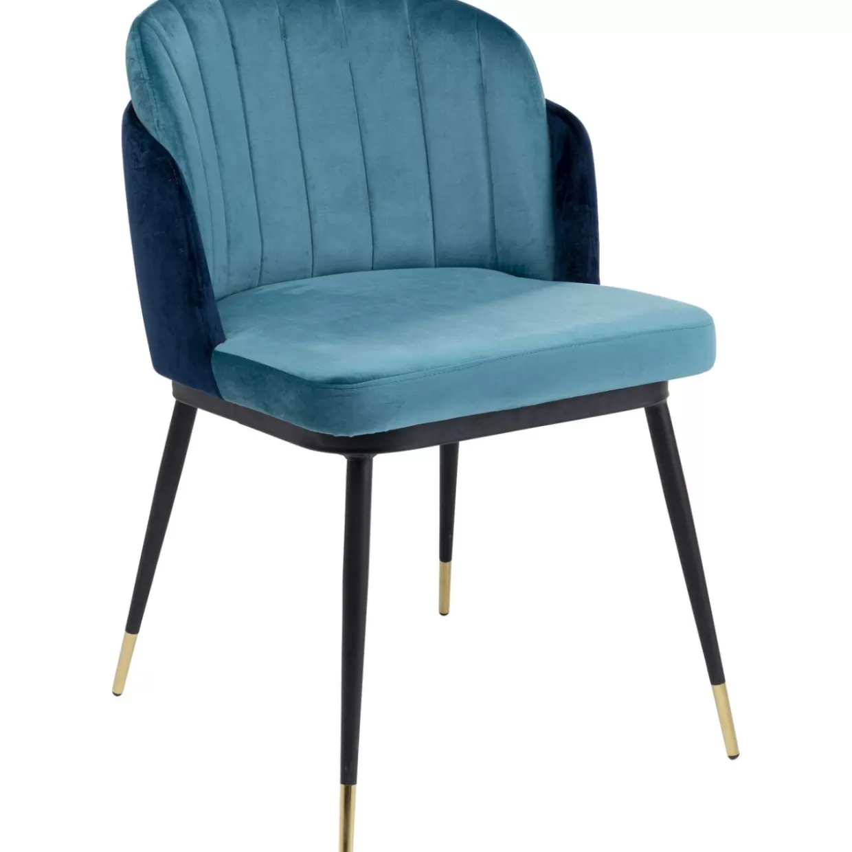 KARE Design Sedia Moderna Foglie Blu | Arredamento Elegante con Stile Accattivante