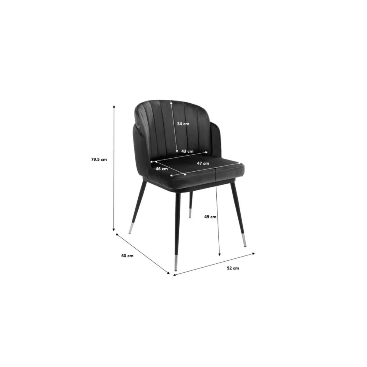 KARE Design Sedia Moderna Foglie Blu | Arredamento Elegante con Stile Accattivante