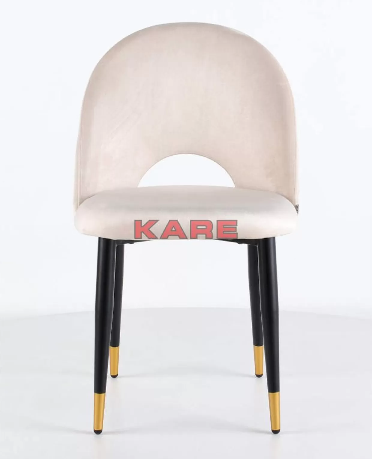 Sedia Iris in Velluto Beige - Eleganza Moderna di KARE Design