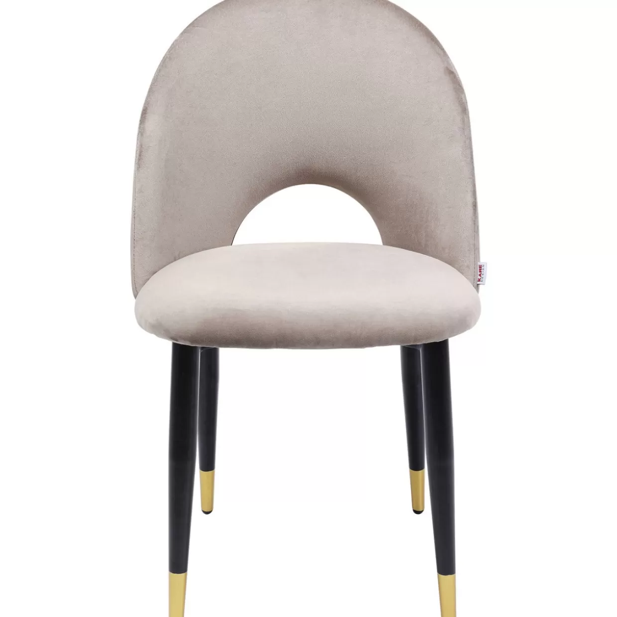 Sedia Iris in Velluto Beige - Eleganza Moderna di KARE Design