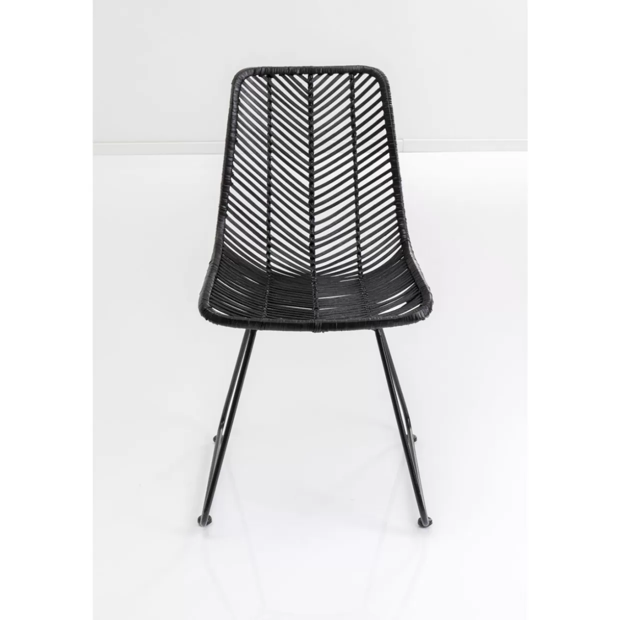 Sedia Moderna Ko Lanta Nero | Collezione Iconica KARE Design