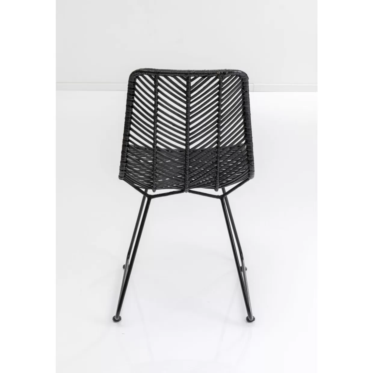 Sedia Moderna Ko Lanta Nero | Collezione Iconica KARE Design