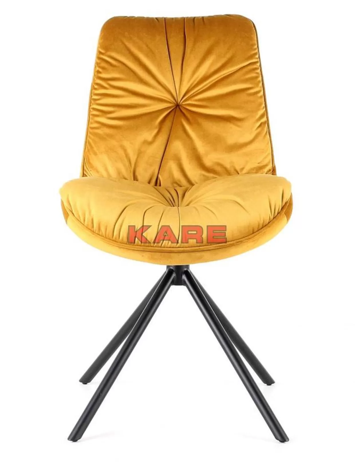 Sedia Mila in Tonalità Sole - Arredo Contemporaneo KARE by Design | Comodità Moderna con Stile Esclusivo