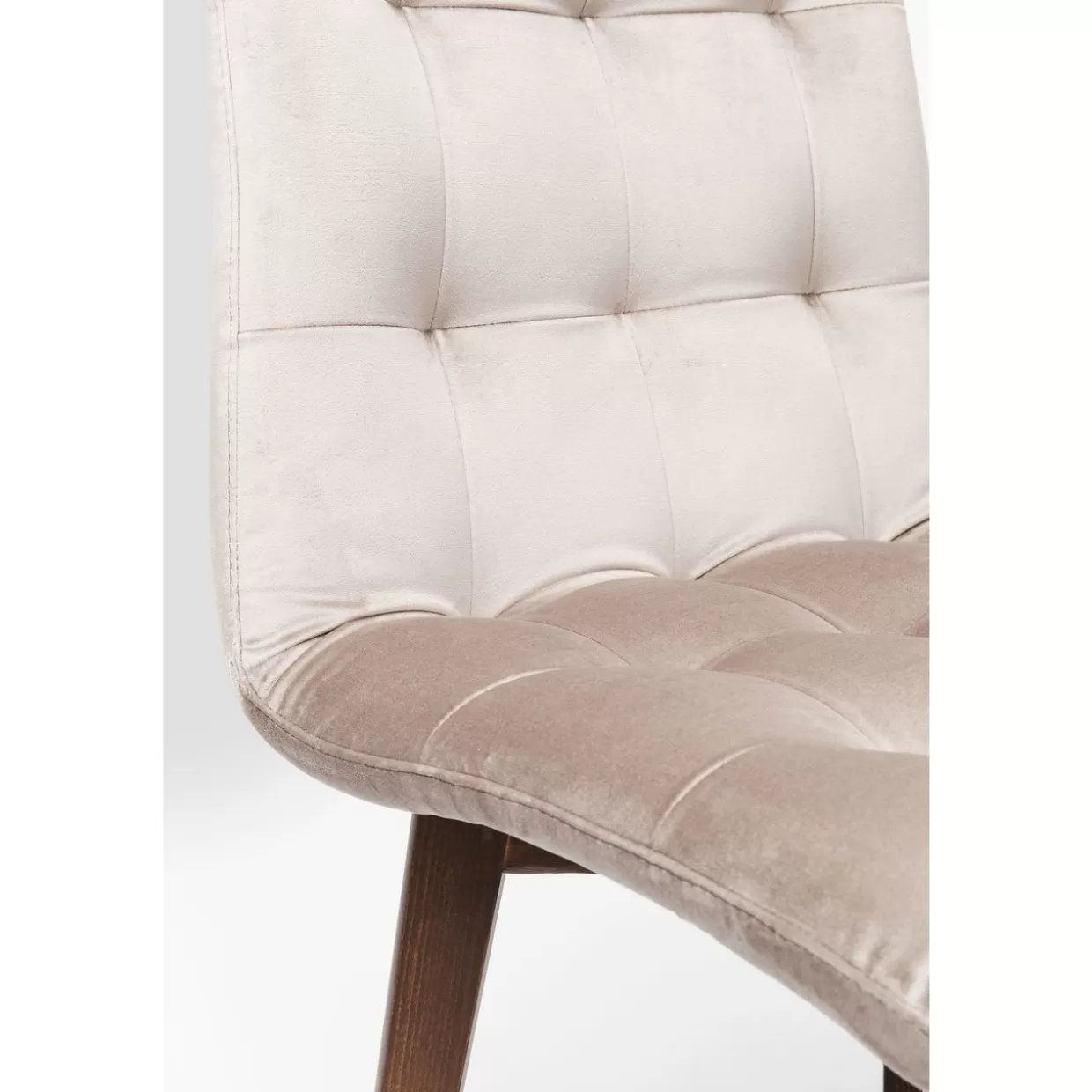 Sedia Moritz in velluto grigio argento - Eleganza senza tempo by KARE Design