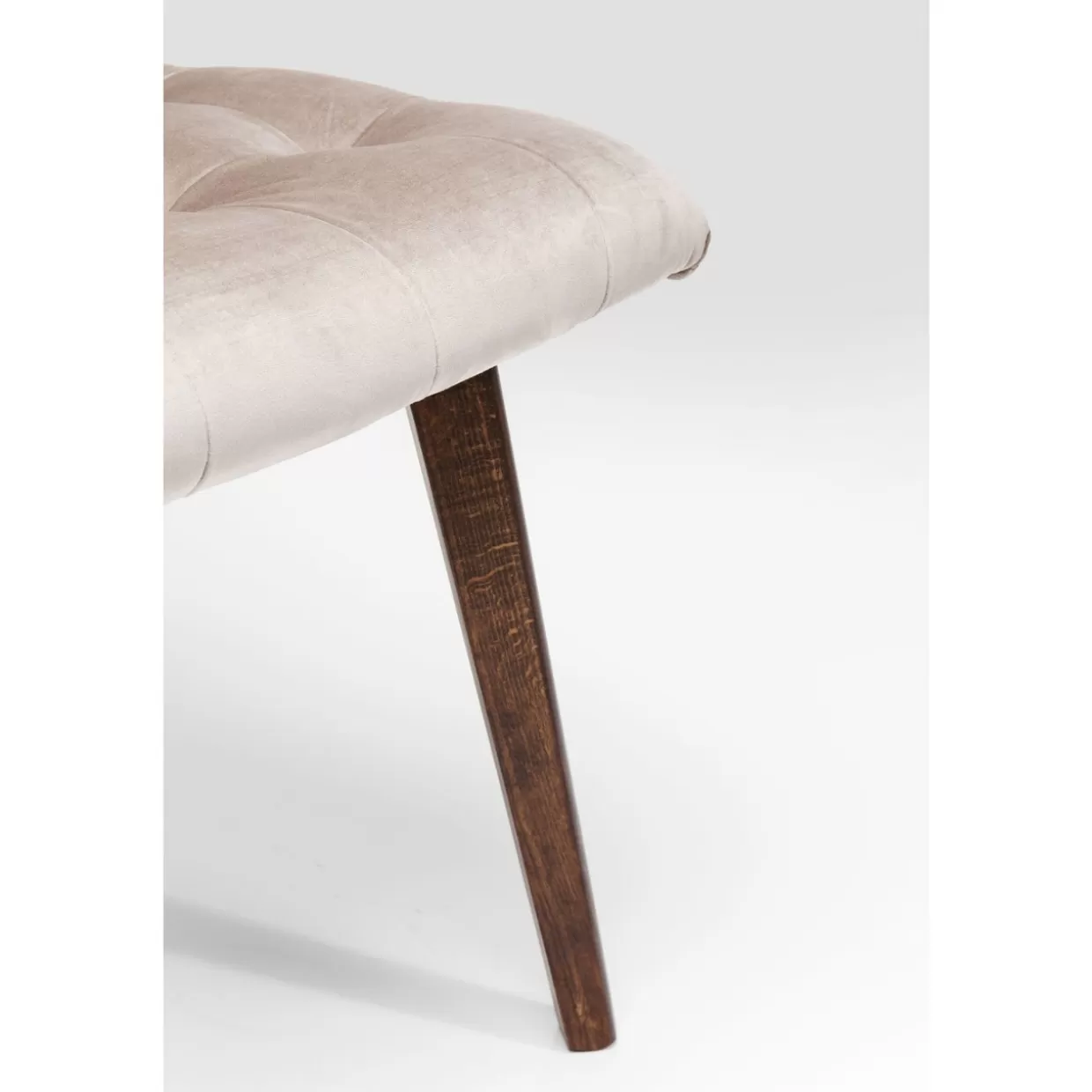 Sedia Moritz in velluto grigio argento - Eleganza senza tempo by KARE Design