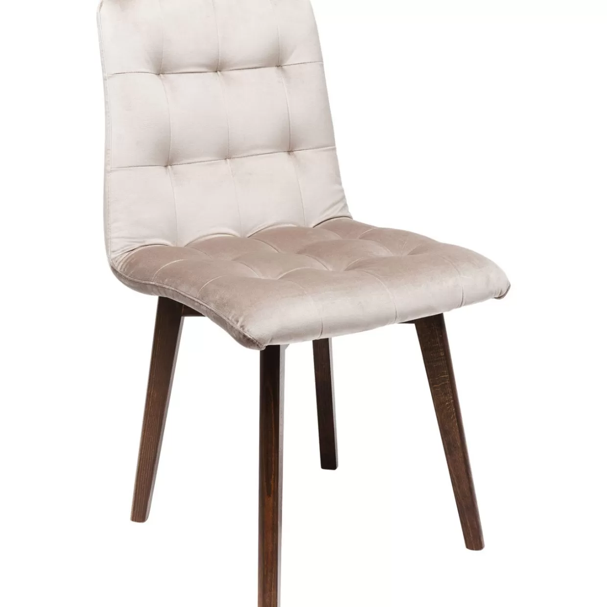 Sedia Moritz in velluto grigio argento - Eleganza senza tempo by KARE Design