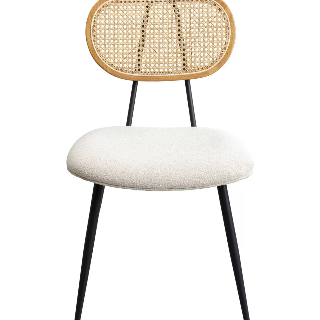 Sedia Design KARE Rosali - Rivestimento Cremoso per Salotto Elegante