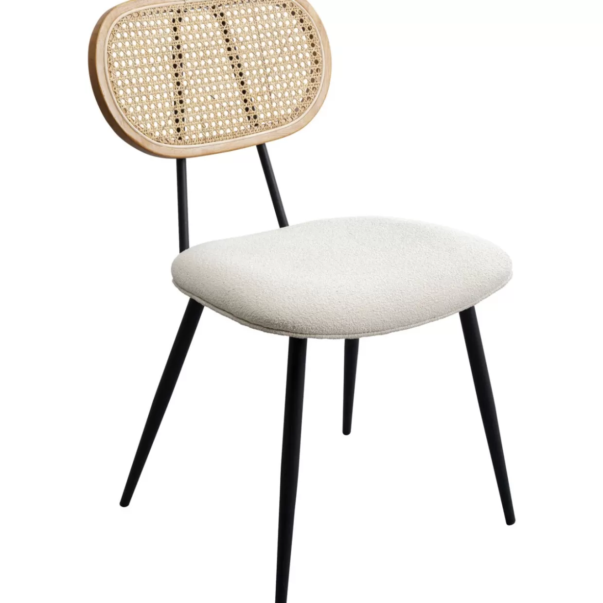 Sedia Design KARE Rosali - Rivestimento Cremoso per Salotto Elegante