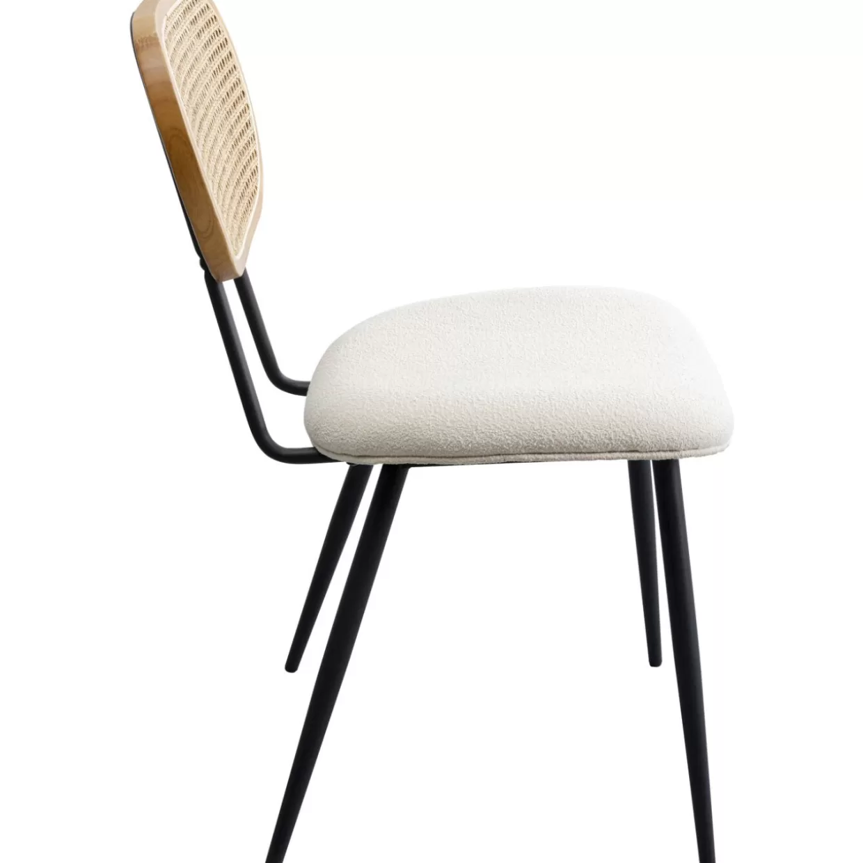 Sedia Design KARE Rosali - Rivestimento Cremoso per Salotto Elegante