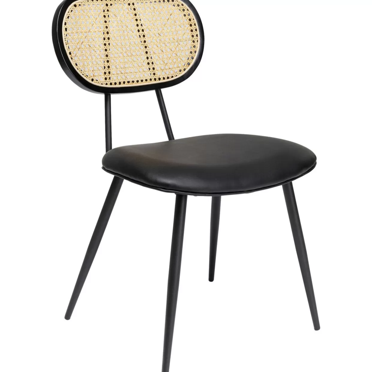 Sedia Moderna Rosali in Design Elegante - Nero Assoluto | Collezione Arredi KARE 

(Sedie Contemporanee per Soggiorno o Sala da Pranzo - Linea Esclusiva di KARE Design)
