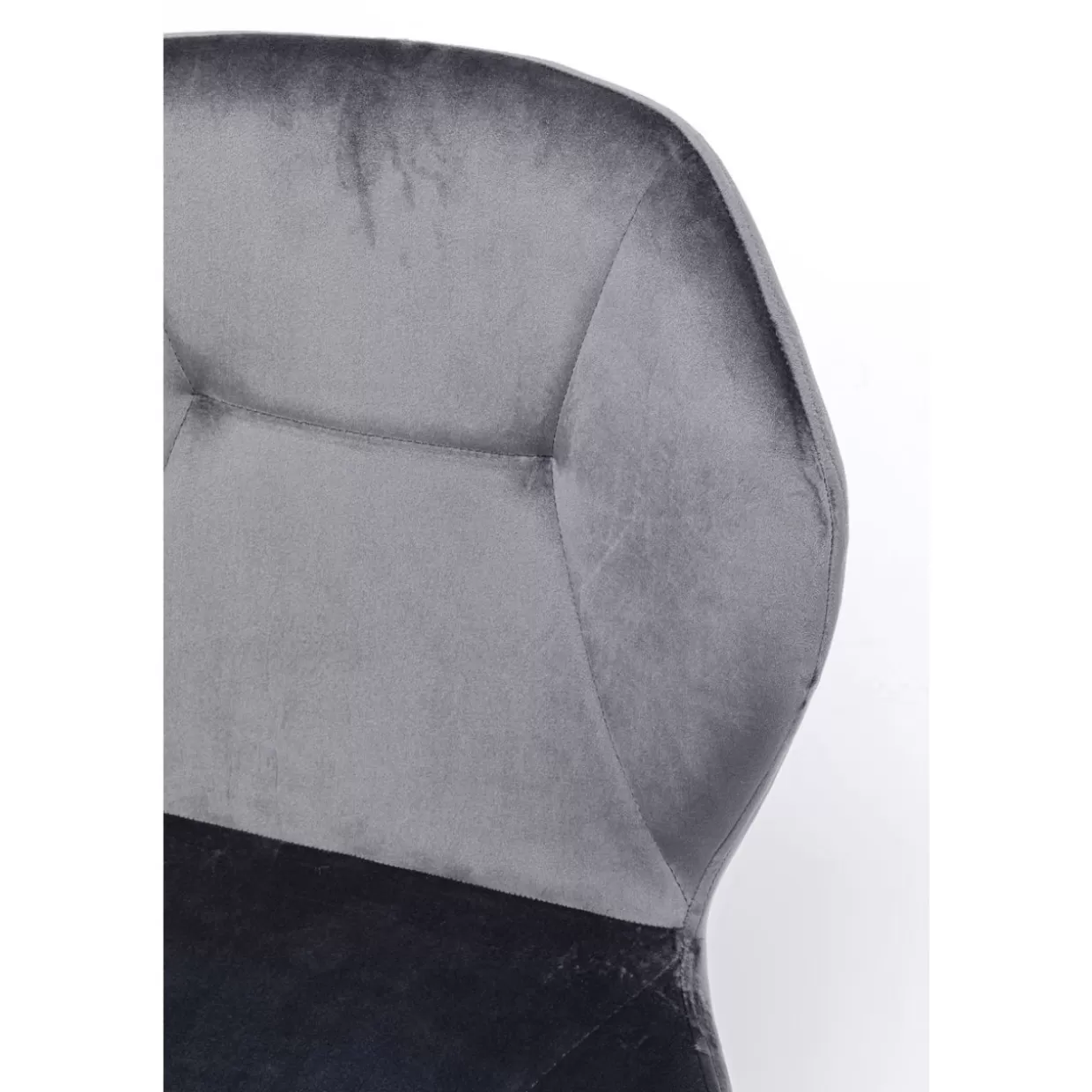 Sedia Viva Design Esclusivo KARE - Confort Moderno con Struttura Cromata Grigio Chiaro