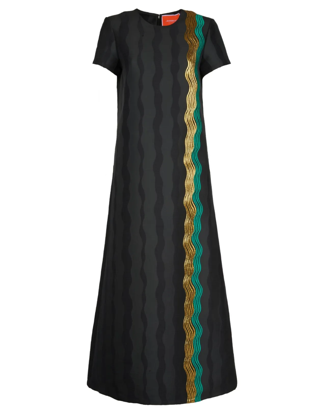 Abito Super Swing La DoubleJ - Jacquard Nero Nilo in Edizione Speciale