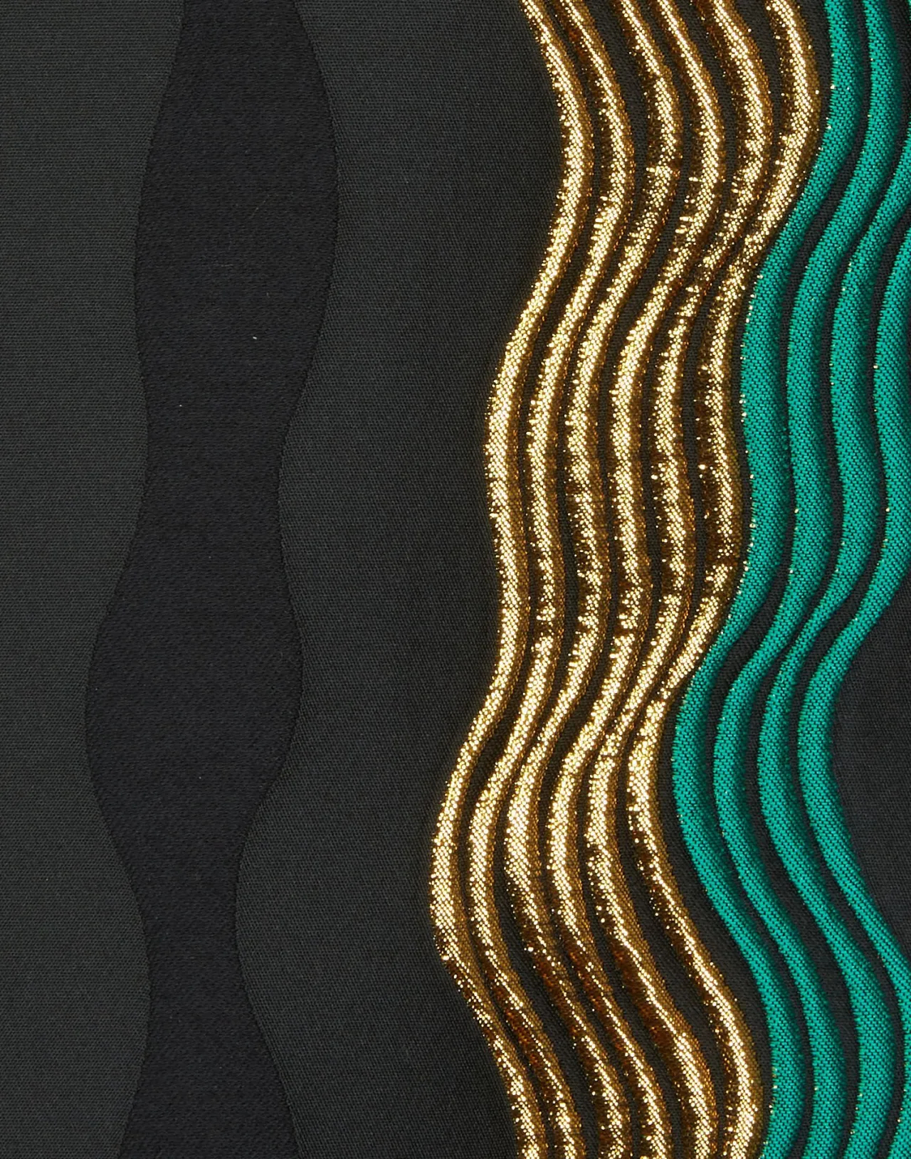 Abito Super Swing La DoubleJ - Jacquard Nero Nilo in Edizione Speciale