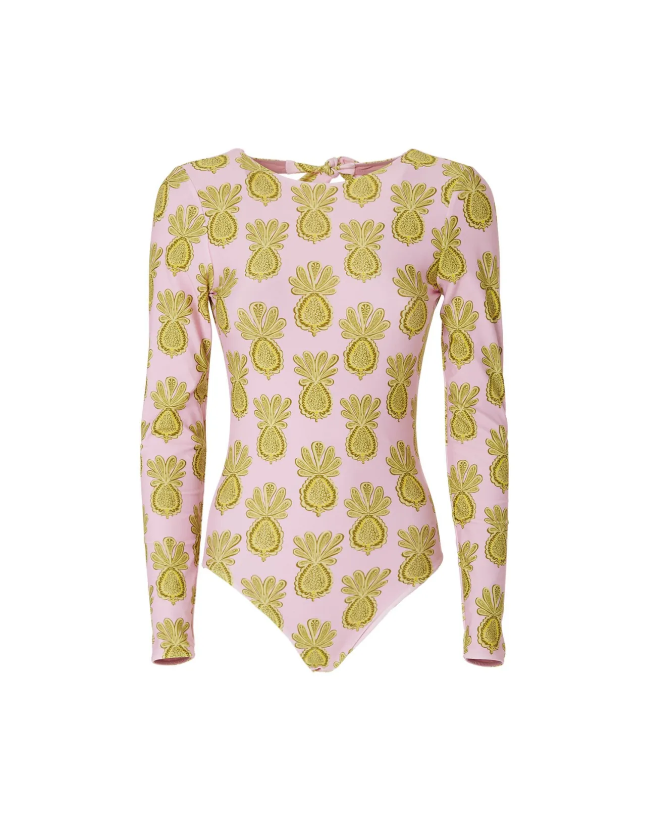 Costume da Surf La DoubleJ Stampa Tropicale Ananas e Girasoli - Tinta Rosa Delicato in Lycra Elasticizzata, Abbinamento Perfetto per l'Estate 2024 - Offerta Imperdibile