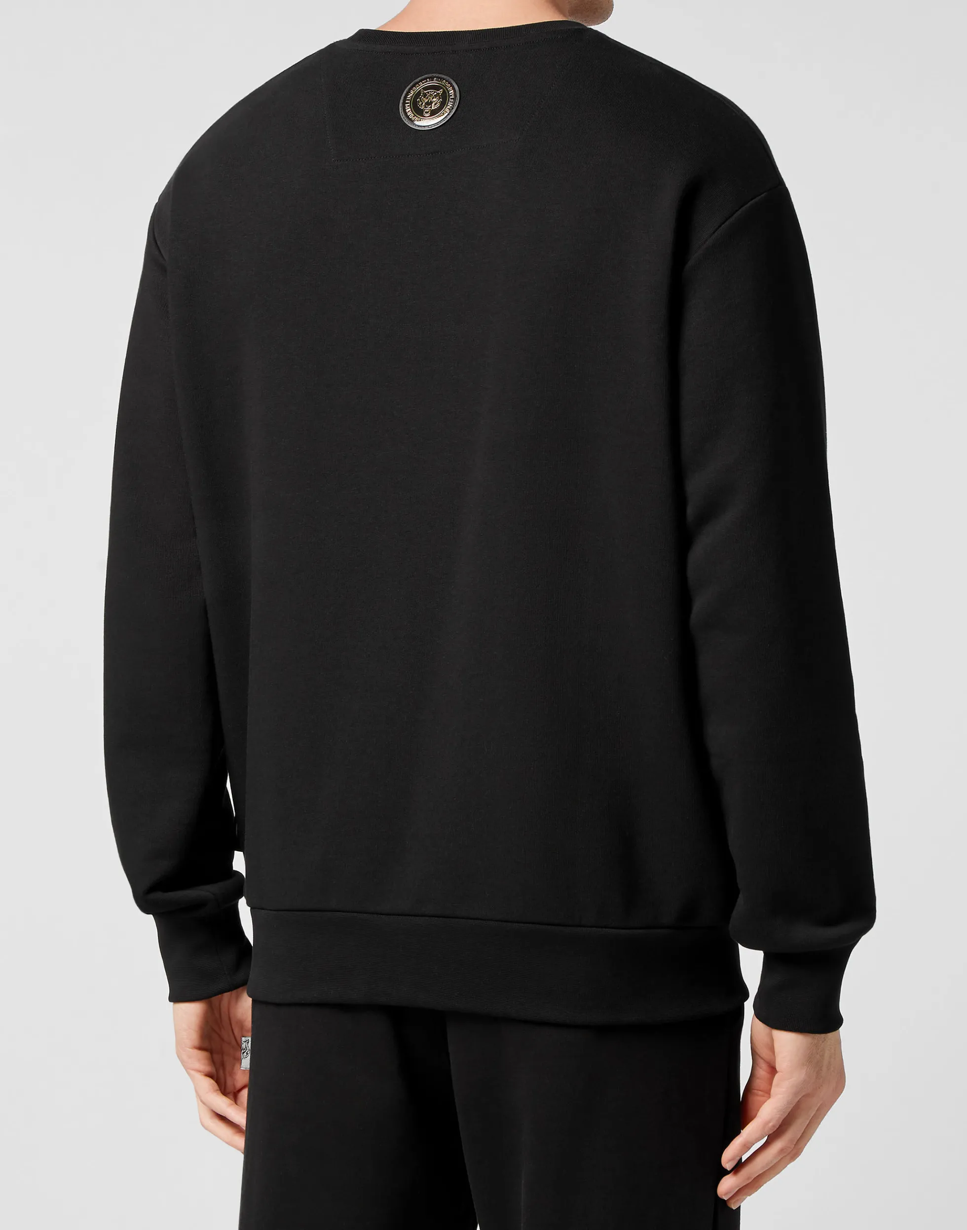 Felpa Uomo Sportiva in Pile Lunga con Design Graffiato - Plein Sport Collection