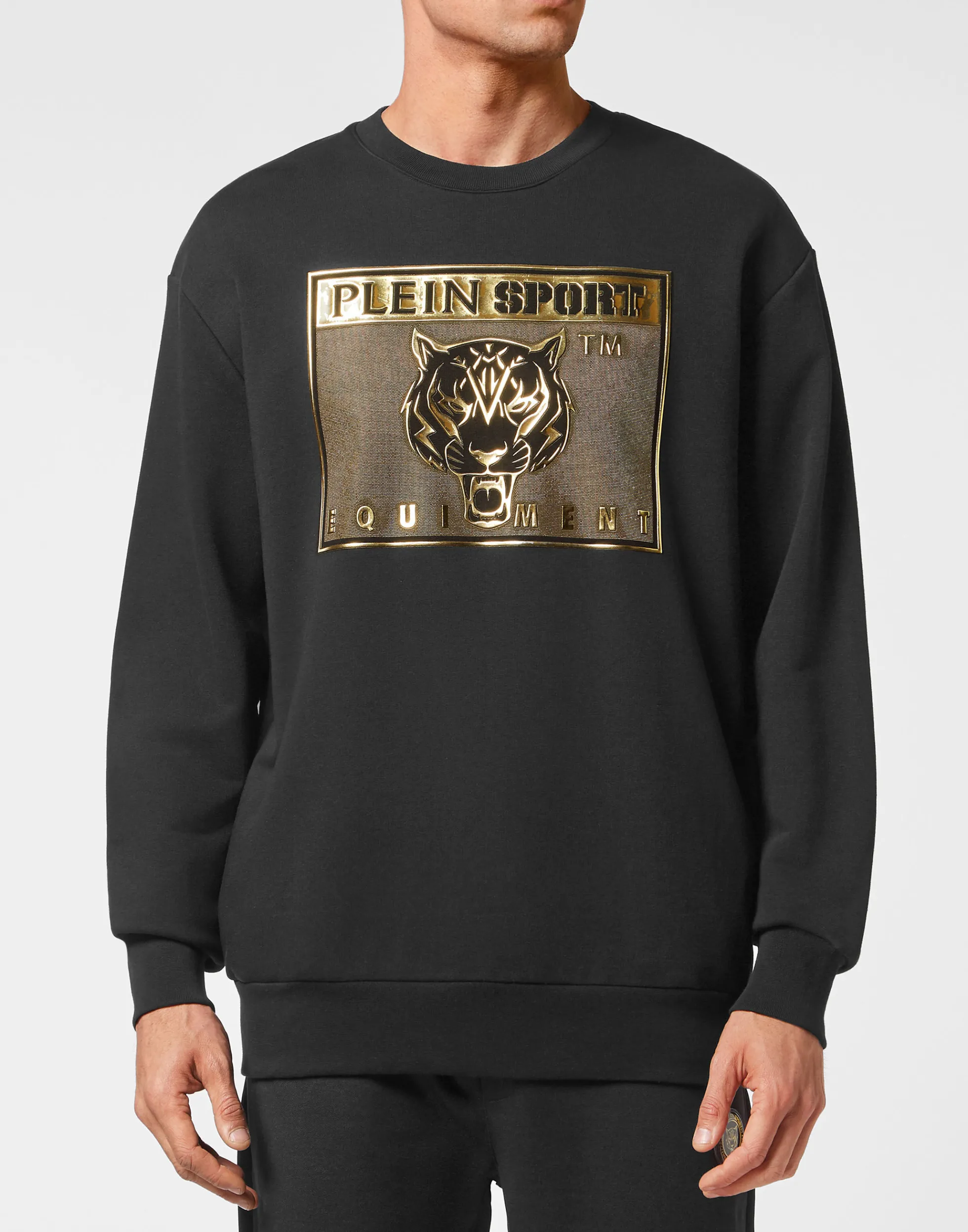 Felpa Sportiva Uomo Manica Lunga - Stampa Tigre Collezione Plein Sport