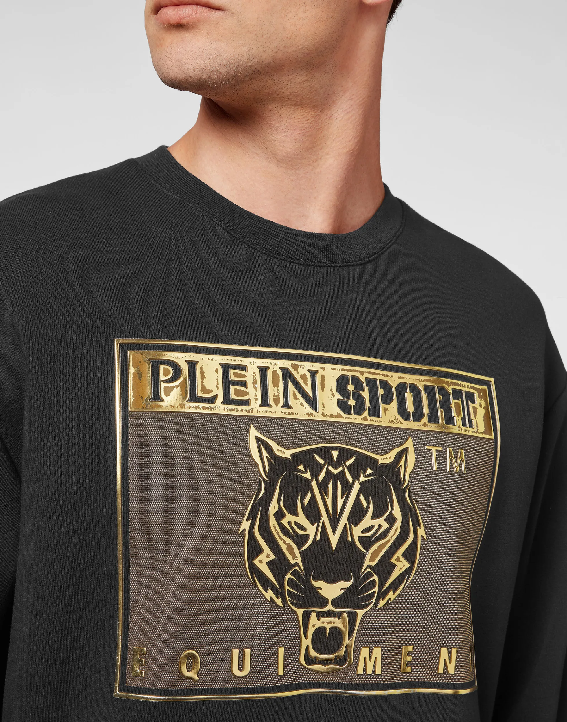 Felpa Sportiva Uomo Manica Lunga - Stampa Tigre Collezione Plein Sport