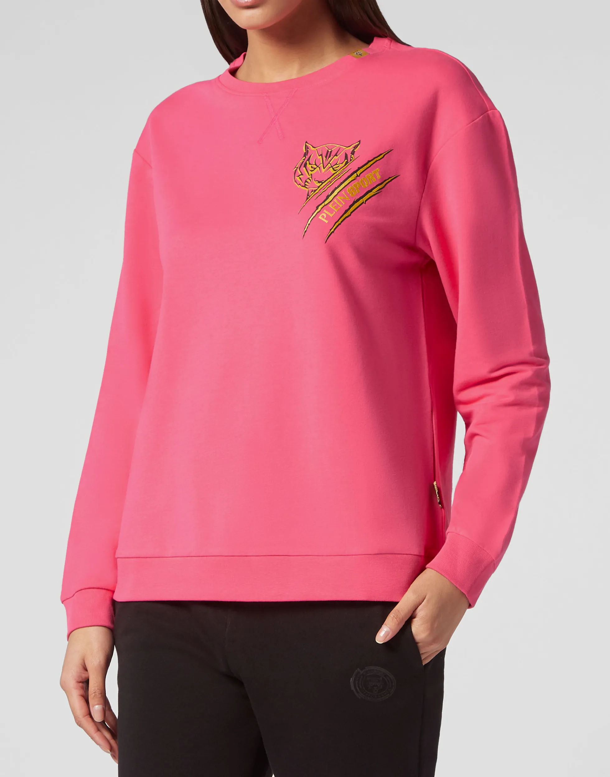 Casual Moda Felpa Sportiva Donna con Collo Tondo - Intimo Morbido per Attività All'aperto 

Felpa con Cappuccio Plein Sport Donna - Tessuto Morbido Collo Rotondo Stile Urbano 

Maglione Sportivo Femminile Collo Tondo - Design Minimalista in Puro Cotone per Look Casual