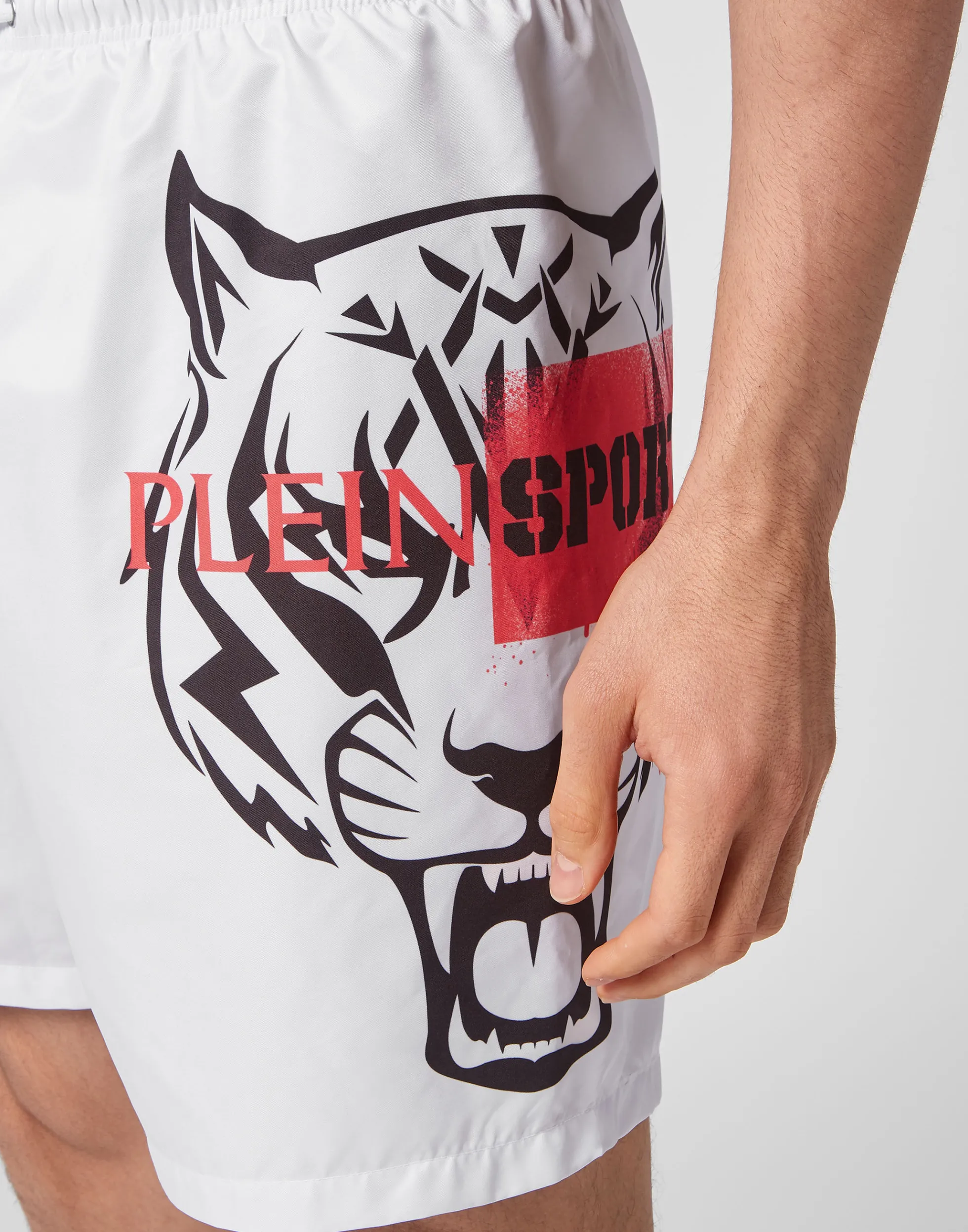 Pantaloncini da Nuoto Uomo Sportivo Plein - Design Moderno con Stampa Tigre Selvaggia