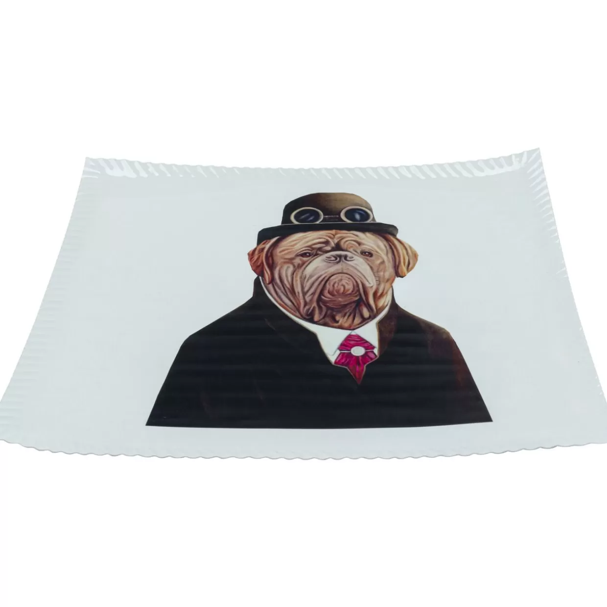 Vassoio Ego Dog in stile moderno da KARE Design – Accessori per tavola e stoviglie creative, 32x32 cm