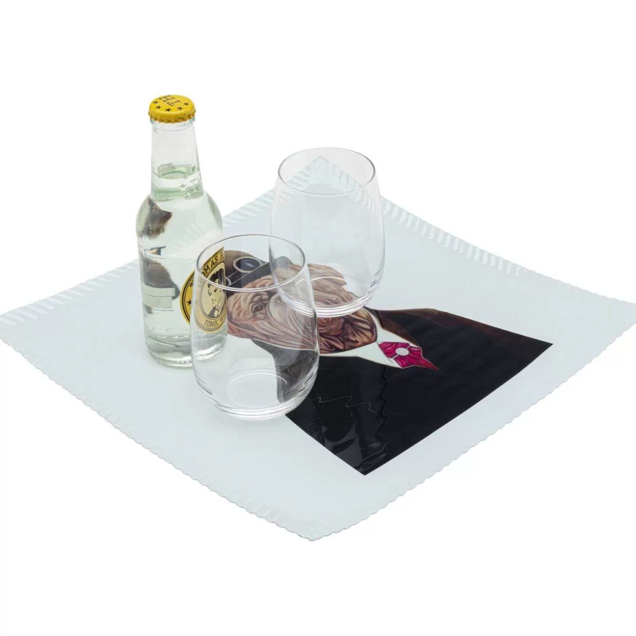 Vassoio Ego Dog in stile moderno da KARE Design – Accessori per tavola e stoviglie creative, 32x32 cm