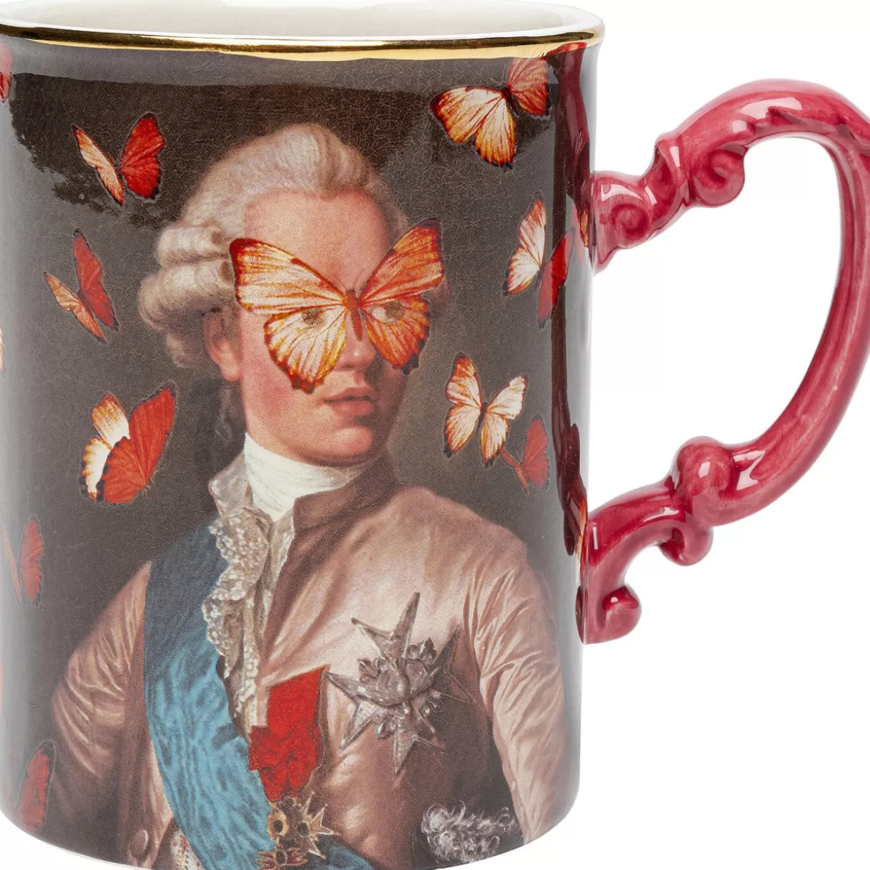 Tazza Elegante Farfalla Duc - Stoviglie e Complementi per la Tavola by KARE Design