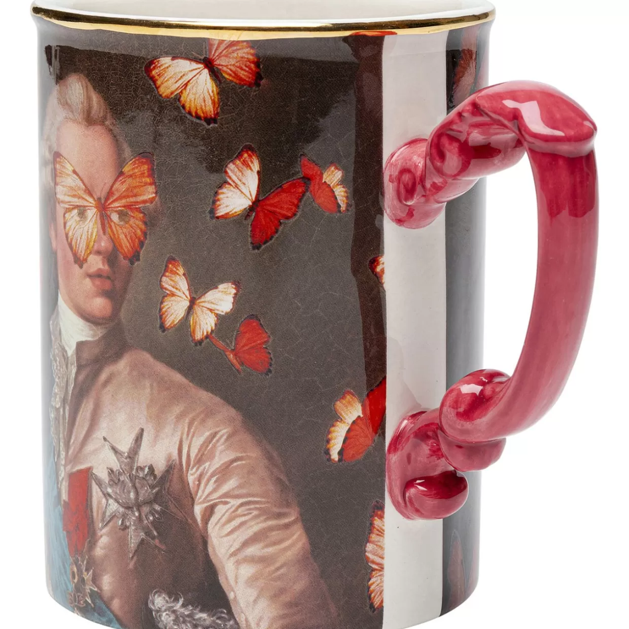 Tazza Elegante Farfalla Duc - Stoviglie e Complementi per la Tavola by KARE Design