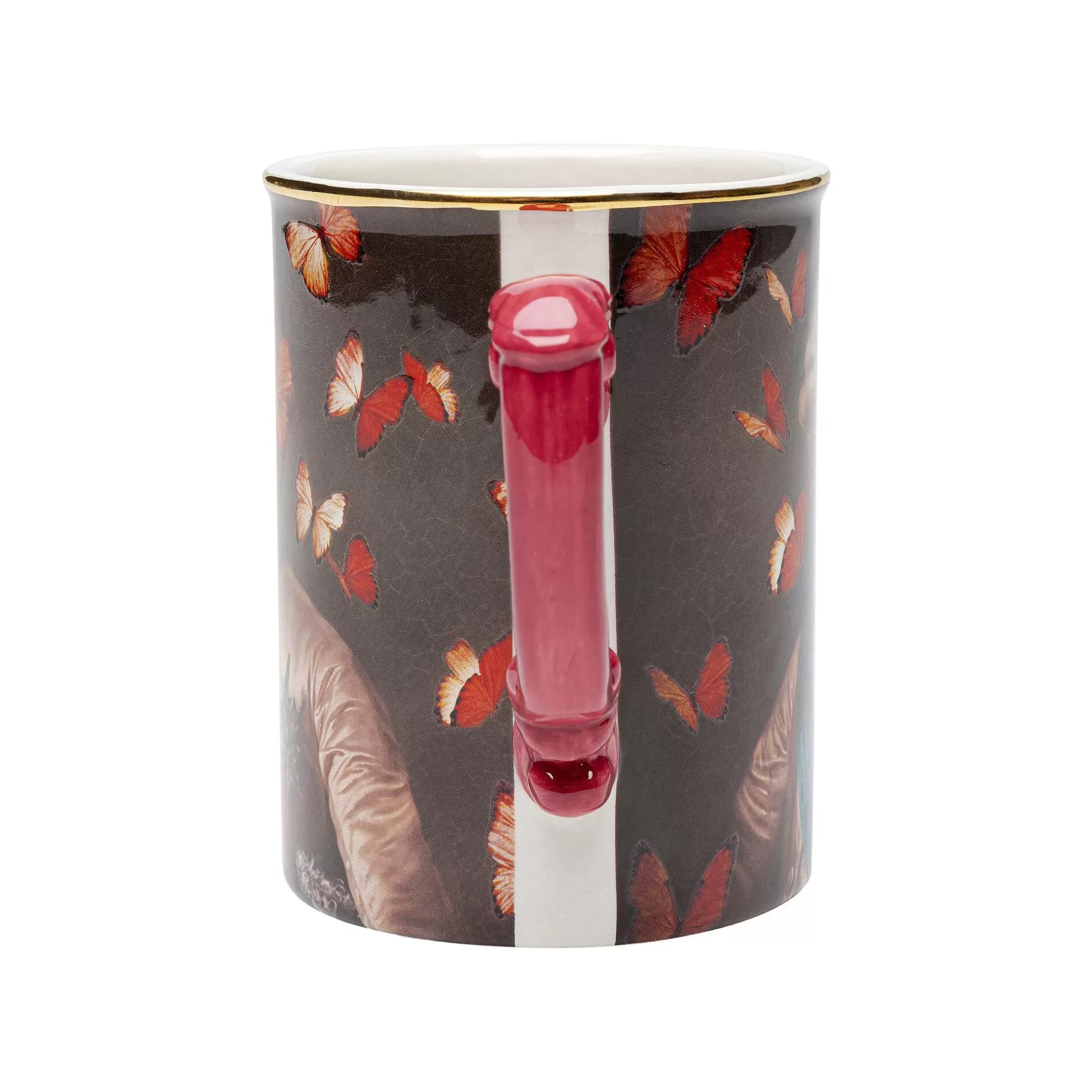 New Tasses Duc Papillons Set De 6   Vaisselle