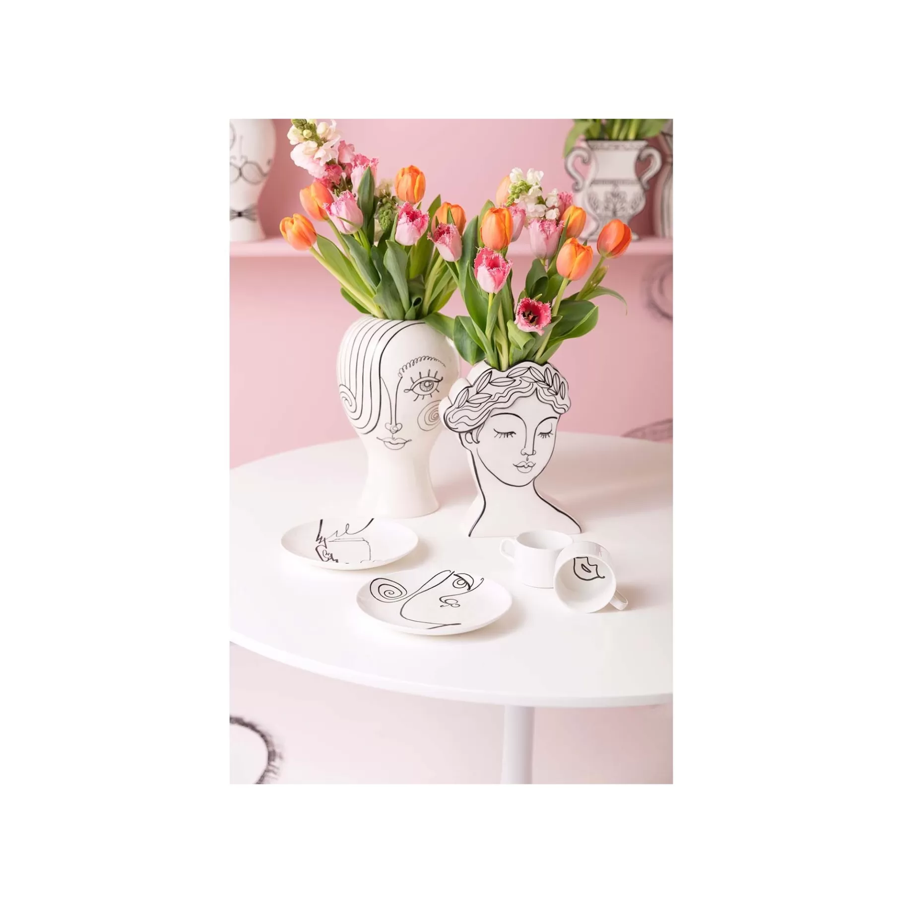 Best Sale Tasses Viso Femme Set De 4   Vaisselle