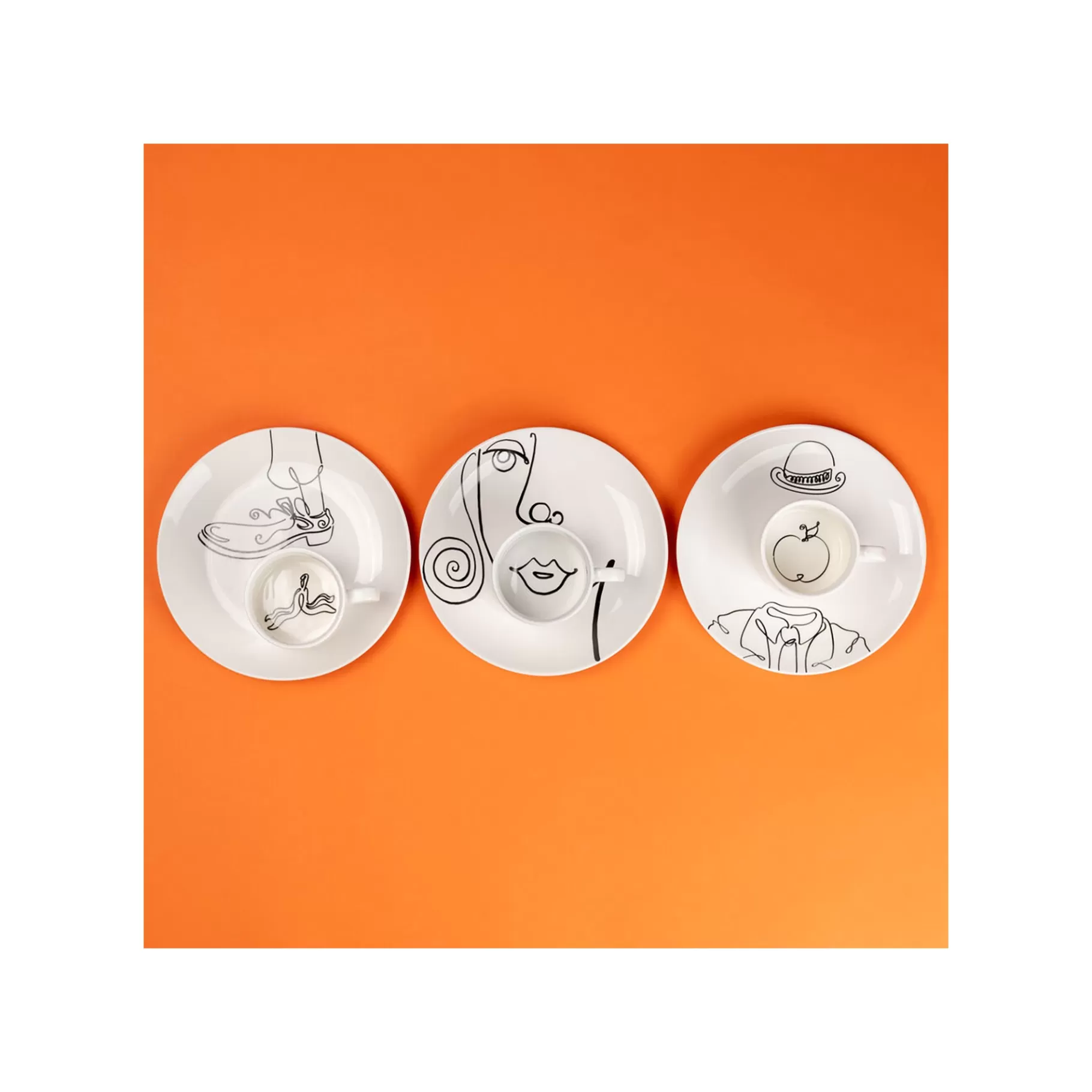 Best Sale Tasses Viso Femme Set De 4   Vaisselle