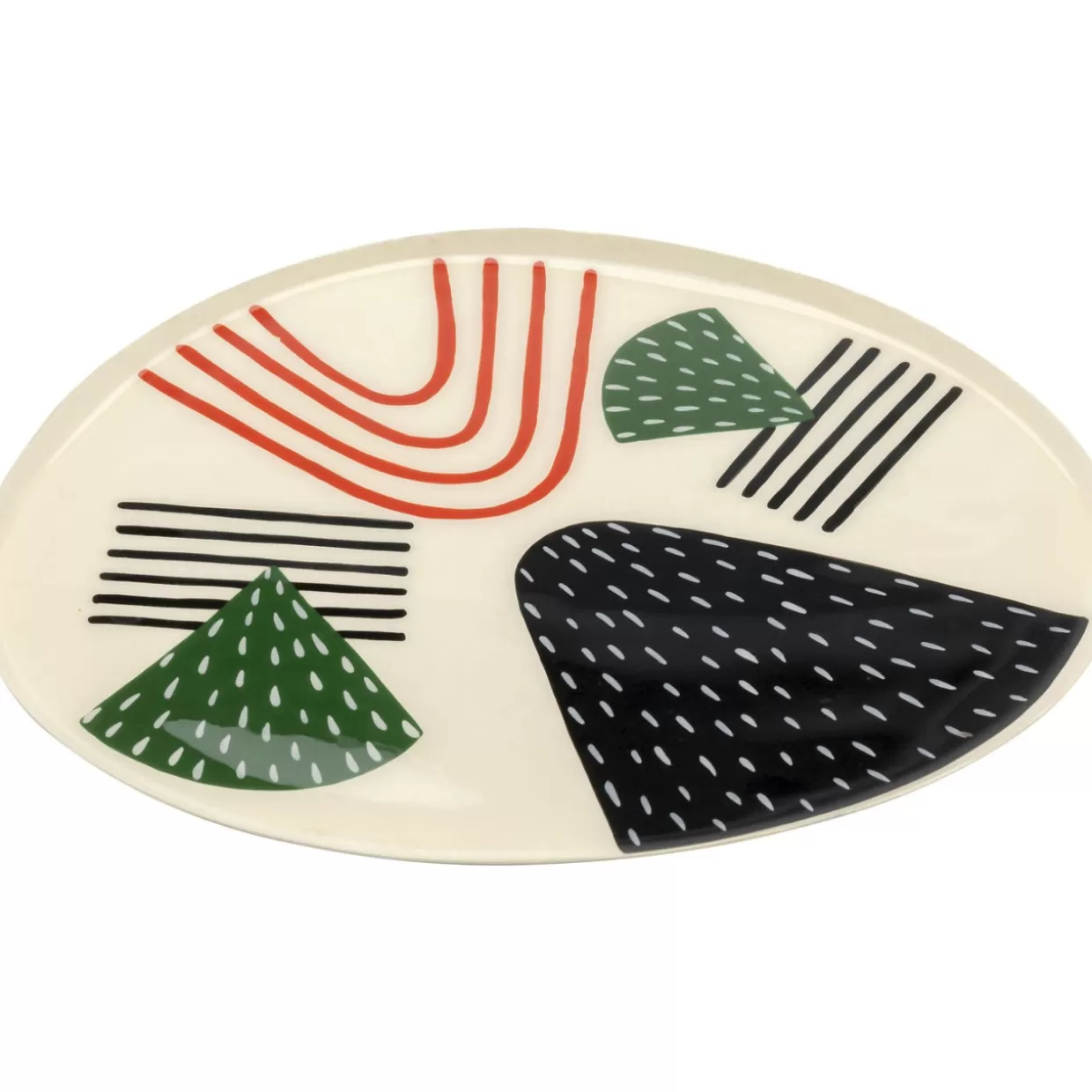 KARE Design - Set da 3 Piatti Decorativi con Design Astratto per la Casa e Idee Regalo