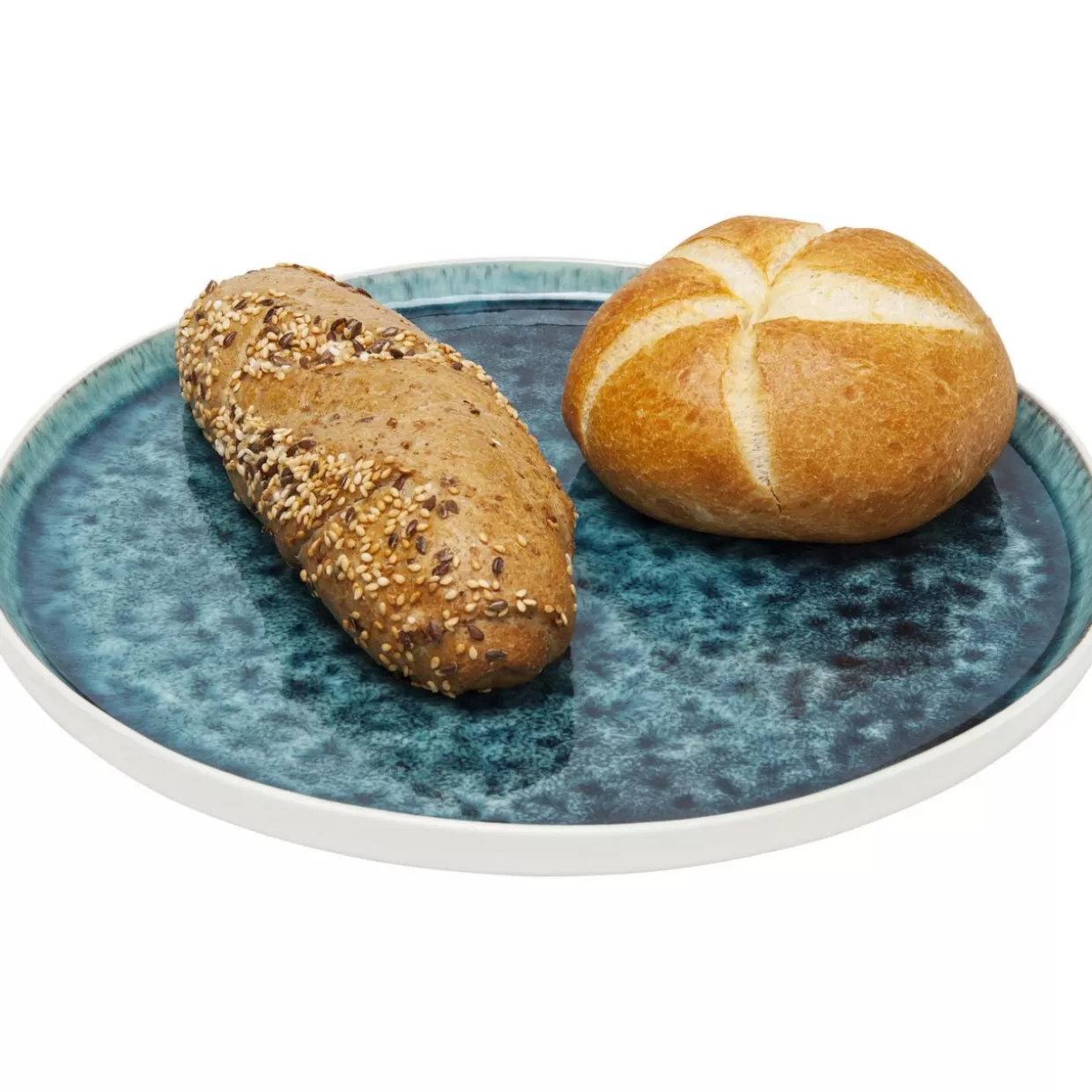 KARE Design Stoviglie e Complementi da Tavola - Piatto Mustique in Stile Contemporaneo, 27 cm

(：。、、