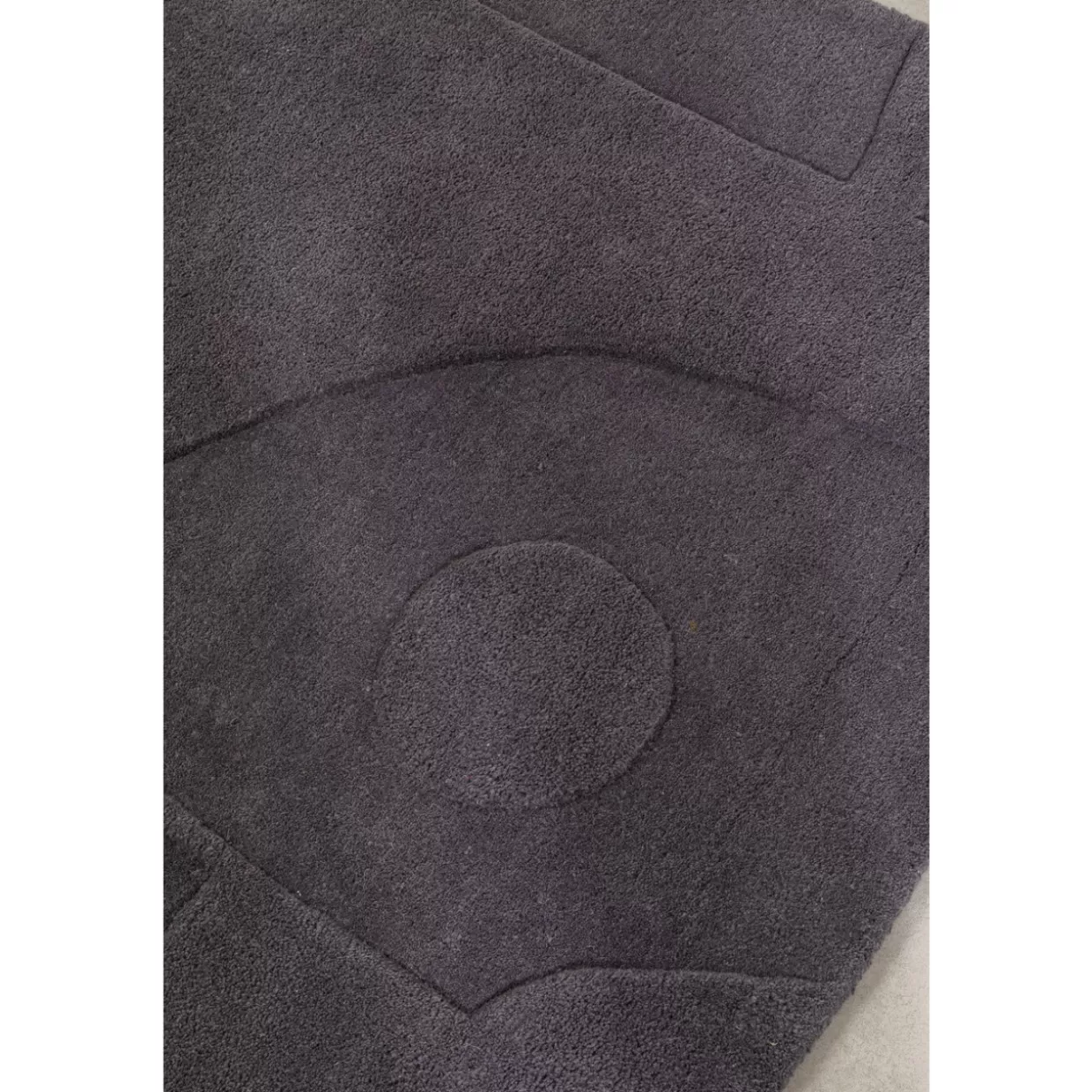 KARE Design Tappeto Conor - Elegante Copertura Antracite 200x300 cm per Ambienti Contemporanei