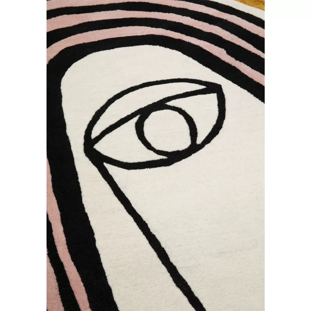 Tappeto Moderno Focalizzato Faccia - Design Esclusivo KARE per Arredamento Contemporaneo, 170x240 cm