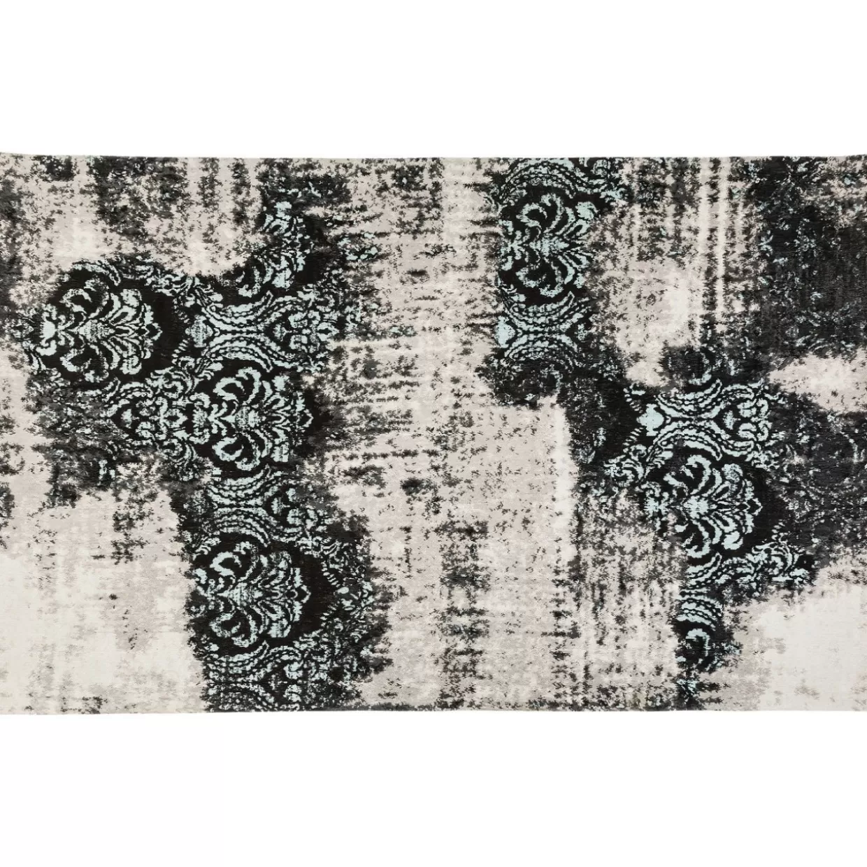 Tappeto Kilim Turchese Decorativo 200x300 cm - Design Unico Manufatto a Mano per Arredamento Boho-Chic | Collezione KARE
