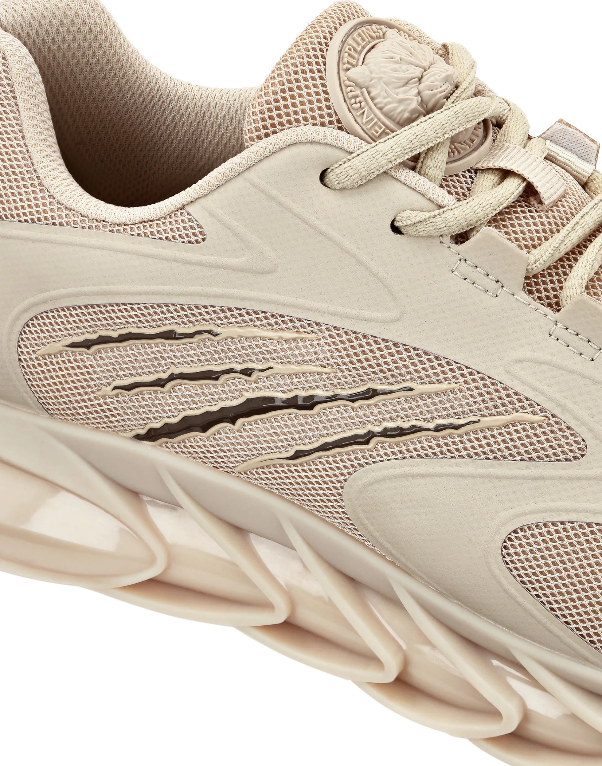 Scarpe Sportive Plein Turbo Tiger X.02 - Edizione Limitata per Donna con Design Aerodinamico e Motivo Tigre Nero