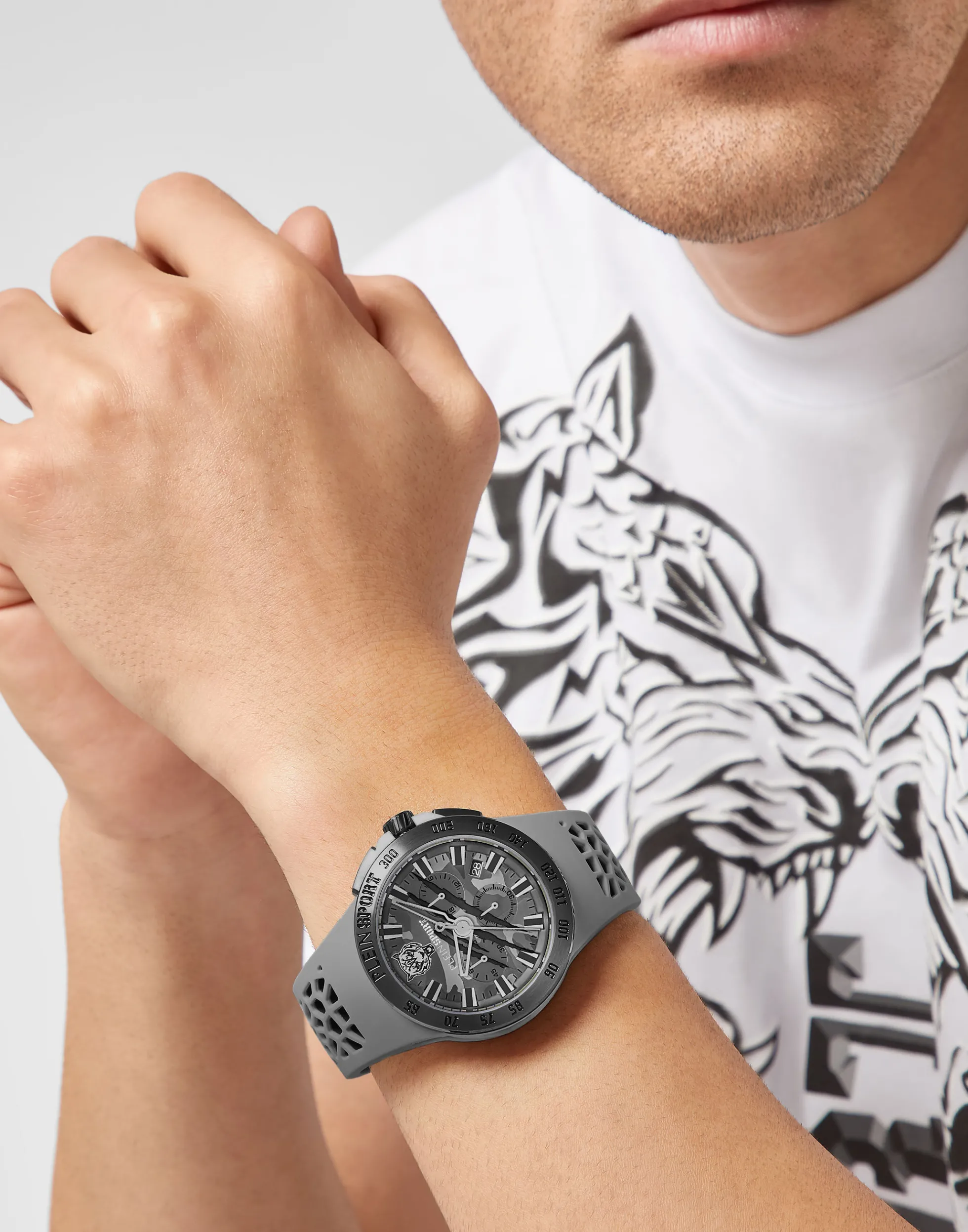 Orologio Cronografo Tempesta Elettrica Sportivo per Uomo - Impermeabile con Quadrante Luminoso, Cinturino in Silicone Resistente e Movimento al Quarzo di Precisione
