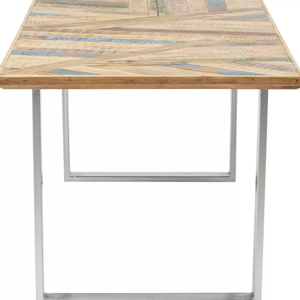 Tavolo Design Moderno KARE - Stile Astratto con Dettagli Cromati, Perfetto per Soggiorno Contemporaneo 180x90