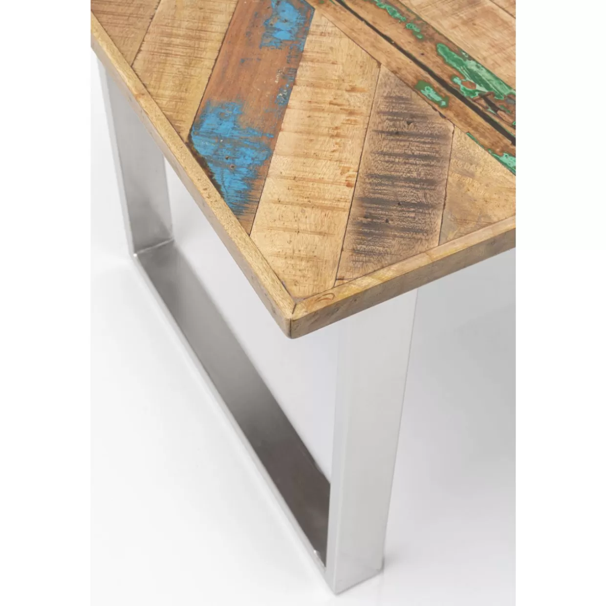 Tavolo Design Moderno KARE - Stile Astratto con Dettagli Cromati, Perfetto per Soggiorno Contemporaneo 180x90