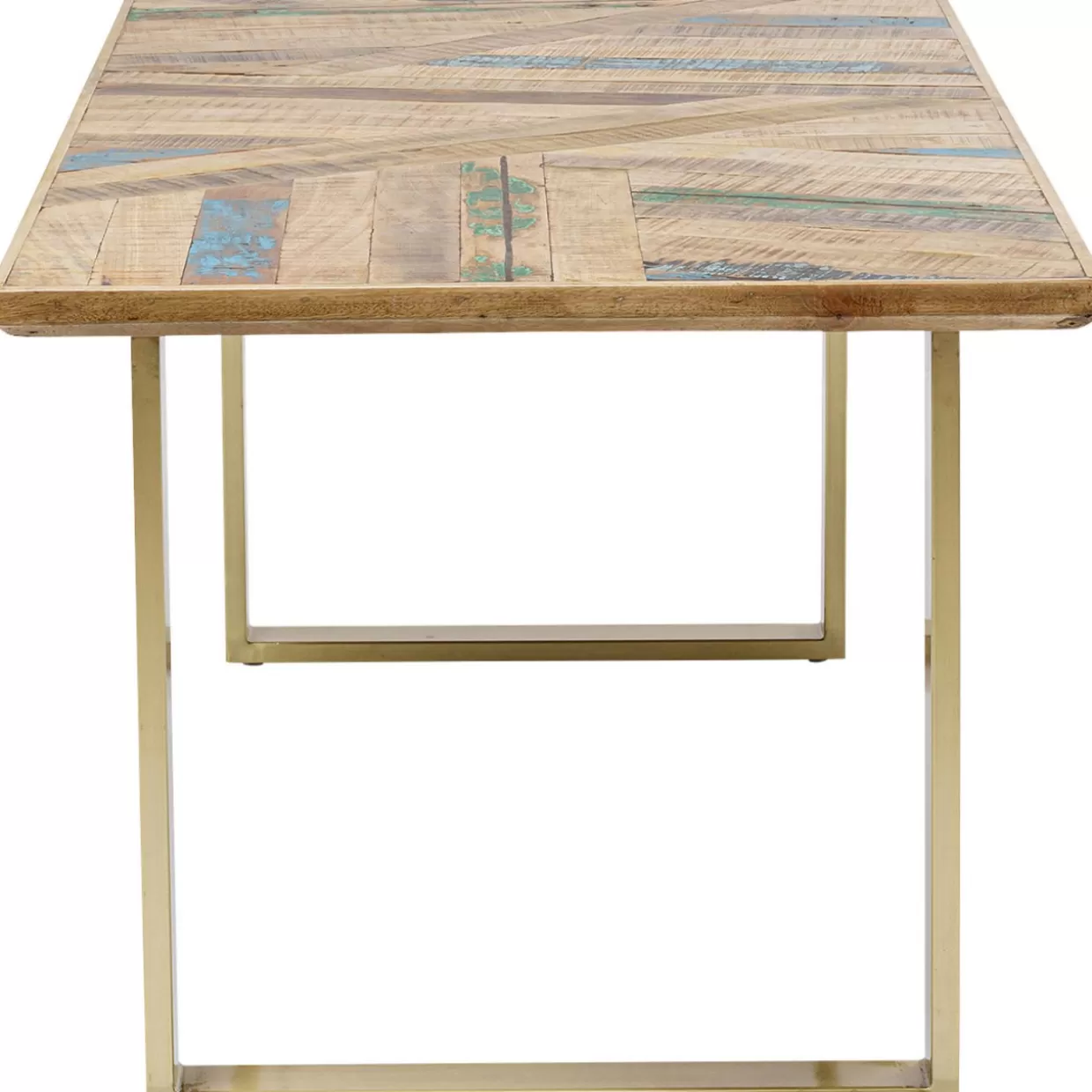 Tavoro Design Esclusivo in Ottone - Struttura Astratta 180x90 cm per Soggiorno Contemporaneo